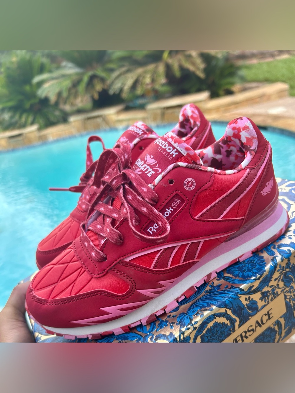 Reebok Classic Leather PJ Masks Owlette Kids Red, Pink and White Classic Sneaker